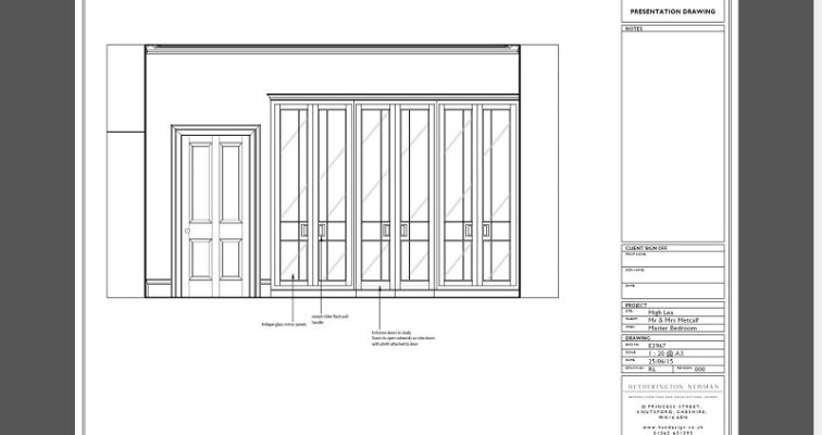 High Lea Master Bedroom ELEVATION 2