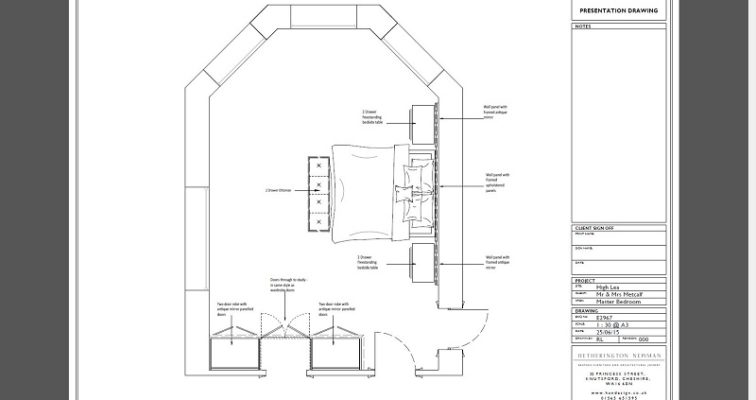High Lea Master Bedroom PLAN