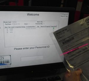 Hydram E2i Shop Floor Screen And Bar Code