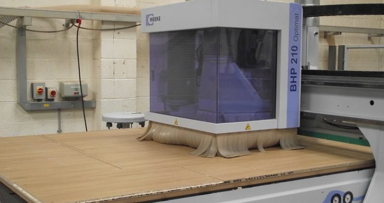 Kesseler Routing From A Cabinet Vision Program With The Homag Weeke