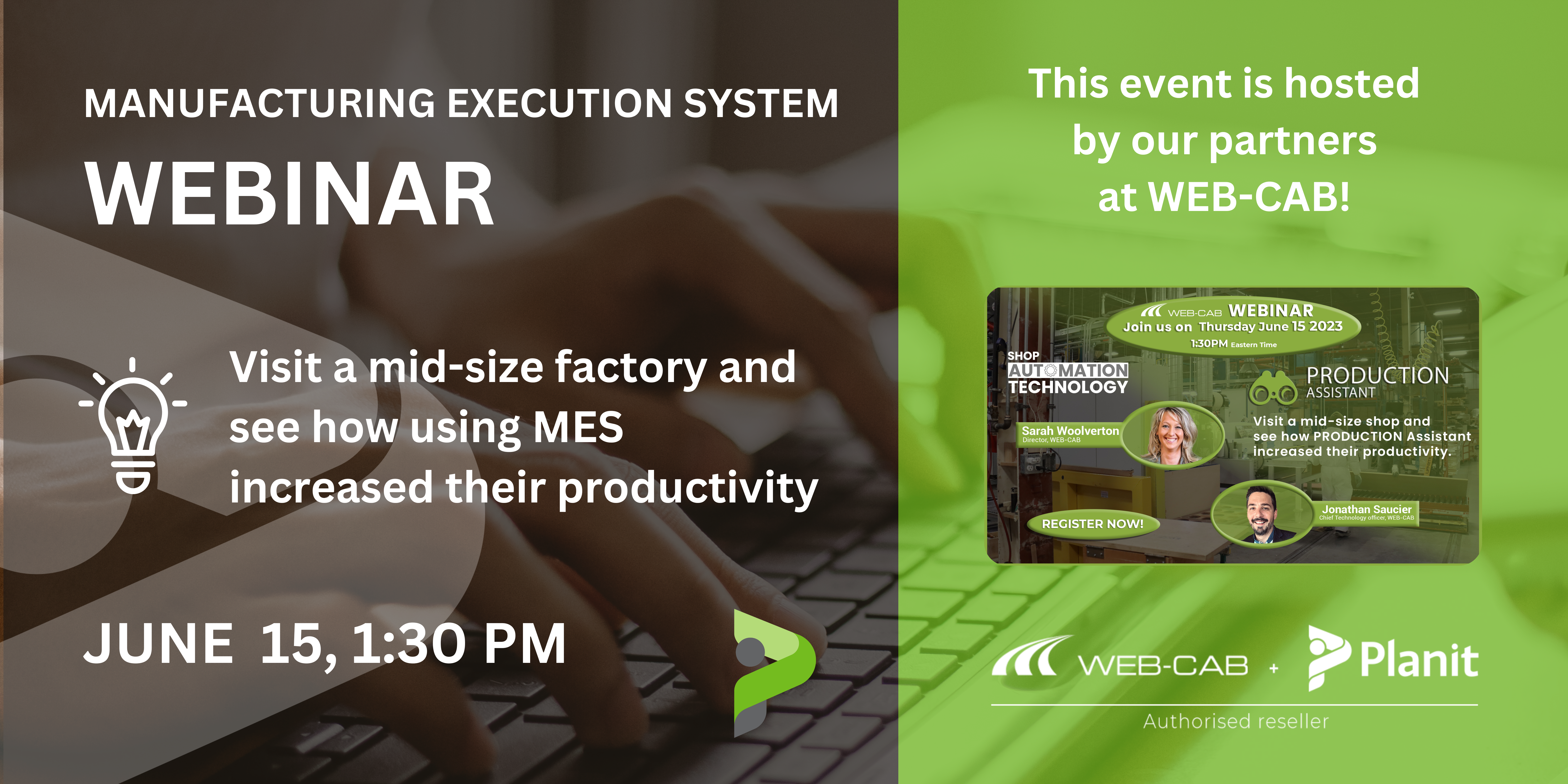 Manufacturing Execution System MES webinar and shop tour