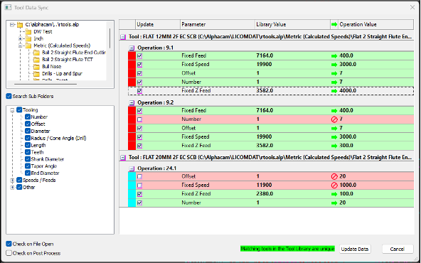 HMI ALPHACAM 2024 1 Image ToolDataSync