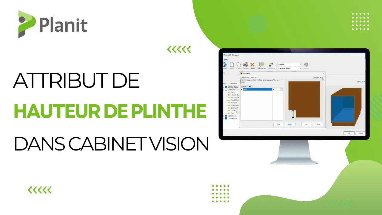 Comment Cr&eacute;er Un Attribut De Hauteur De Plinthe Dans CABINET VISION : Guide &eacute;tape Par &eacute;tape [VID&Eacute;O]