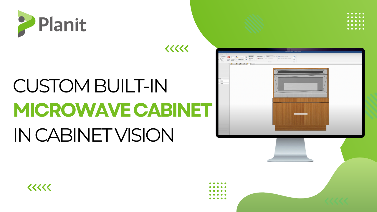 How To Create A Custom Built-In Microwave Cabinet With CABINET VISION