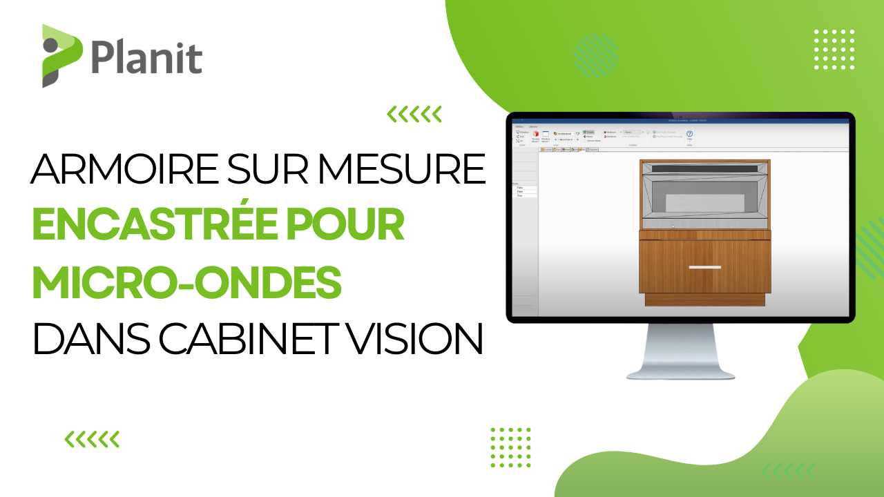 Comment Cr&eacute;er Une Armoire Sur Mesure Pour Micro-ondes Encastr&eacute; Avec CABINET VISION