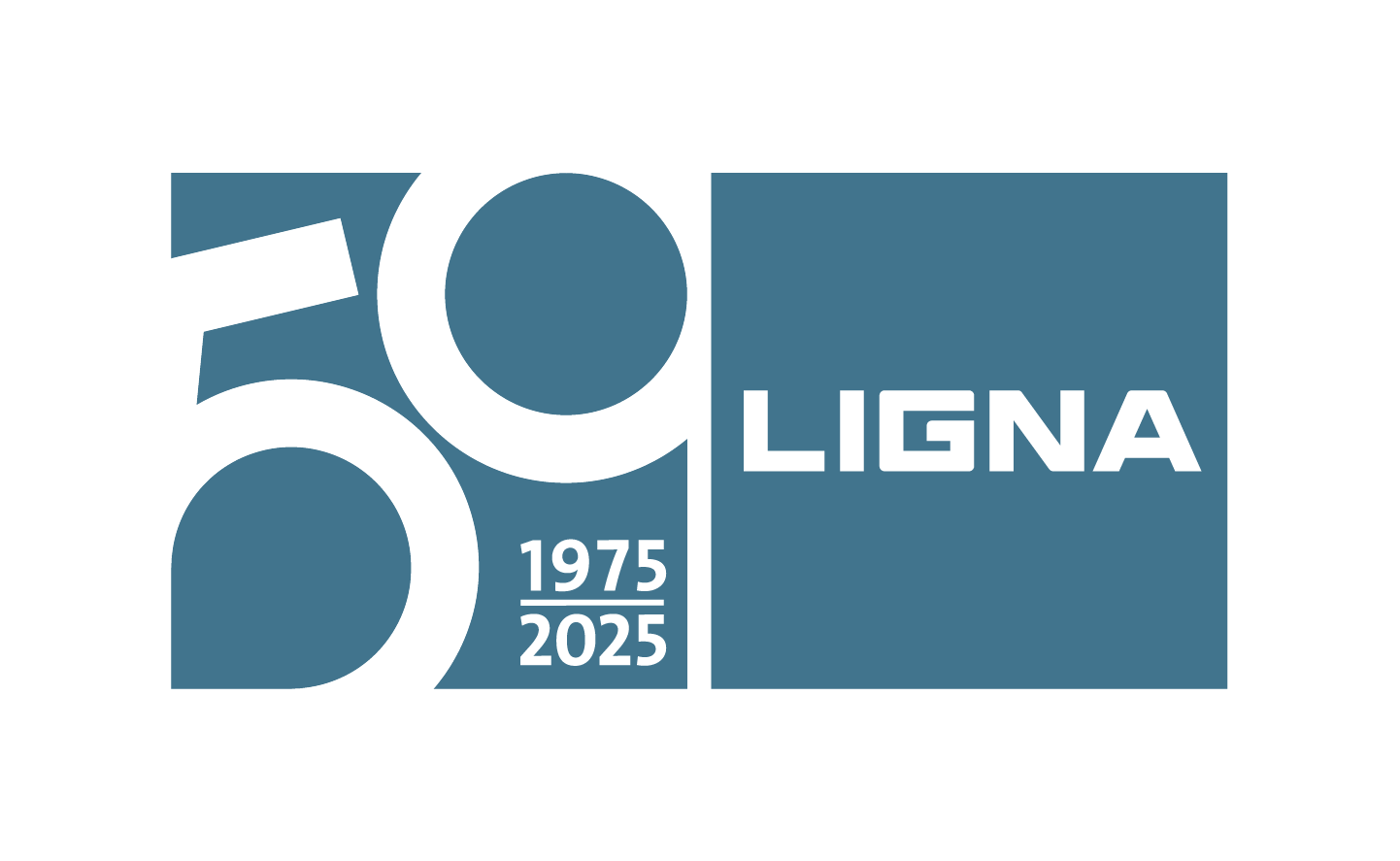 LIGNA Doppellogo 50Jahre quer rgb
