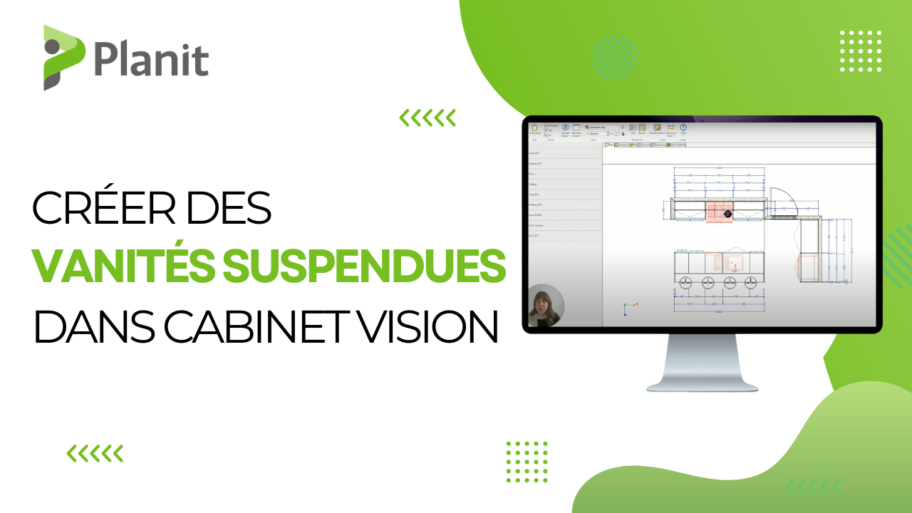 Comment Concevoir Rapidement Des Vanit&eacute;s Flottantes Dans CABINET VISION : Le Raccourci Ultime