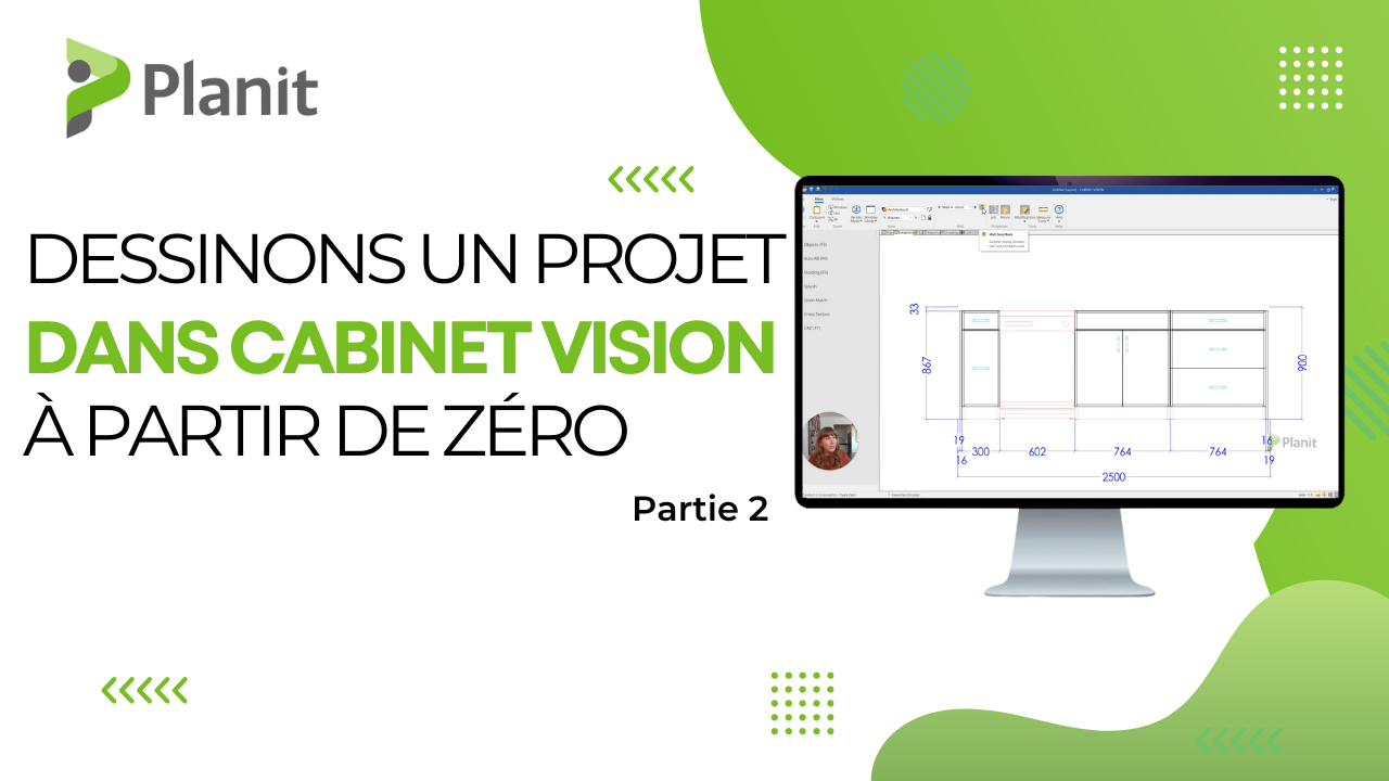 Quoi de neuf 3 Créons Un Projet Dans Cabinet Vision – Partie 2