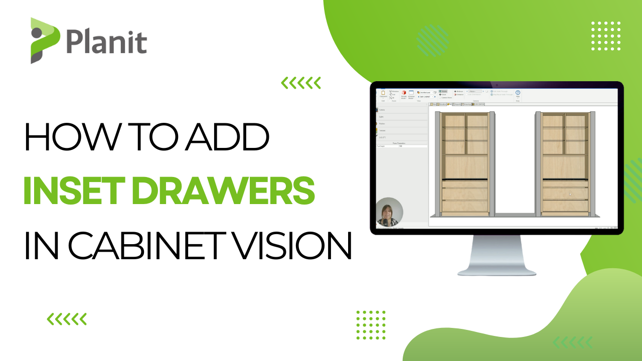 How To Design Beautiful Joinery With Inset Drawers In CABINET VISION