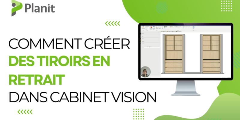 Tiroirs En Retrait Dans Cabinet Vision