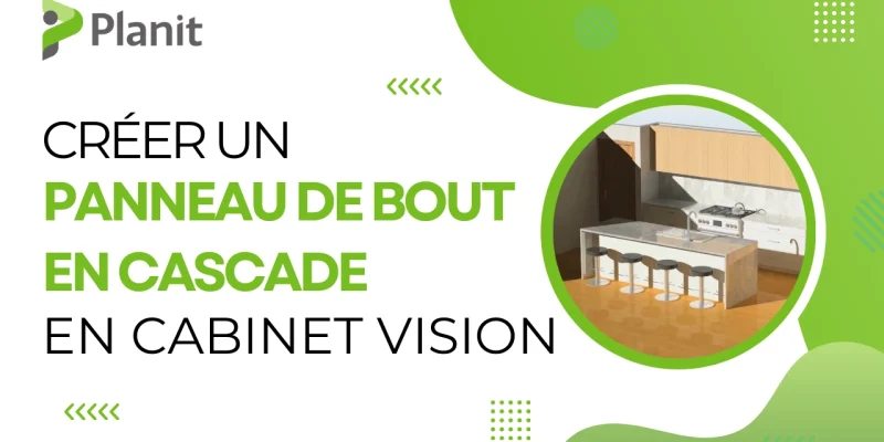 Panneau De Bout En Cascade Pour Comptoir De Cuisine
