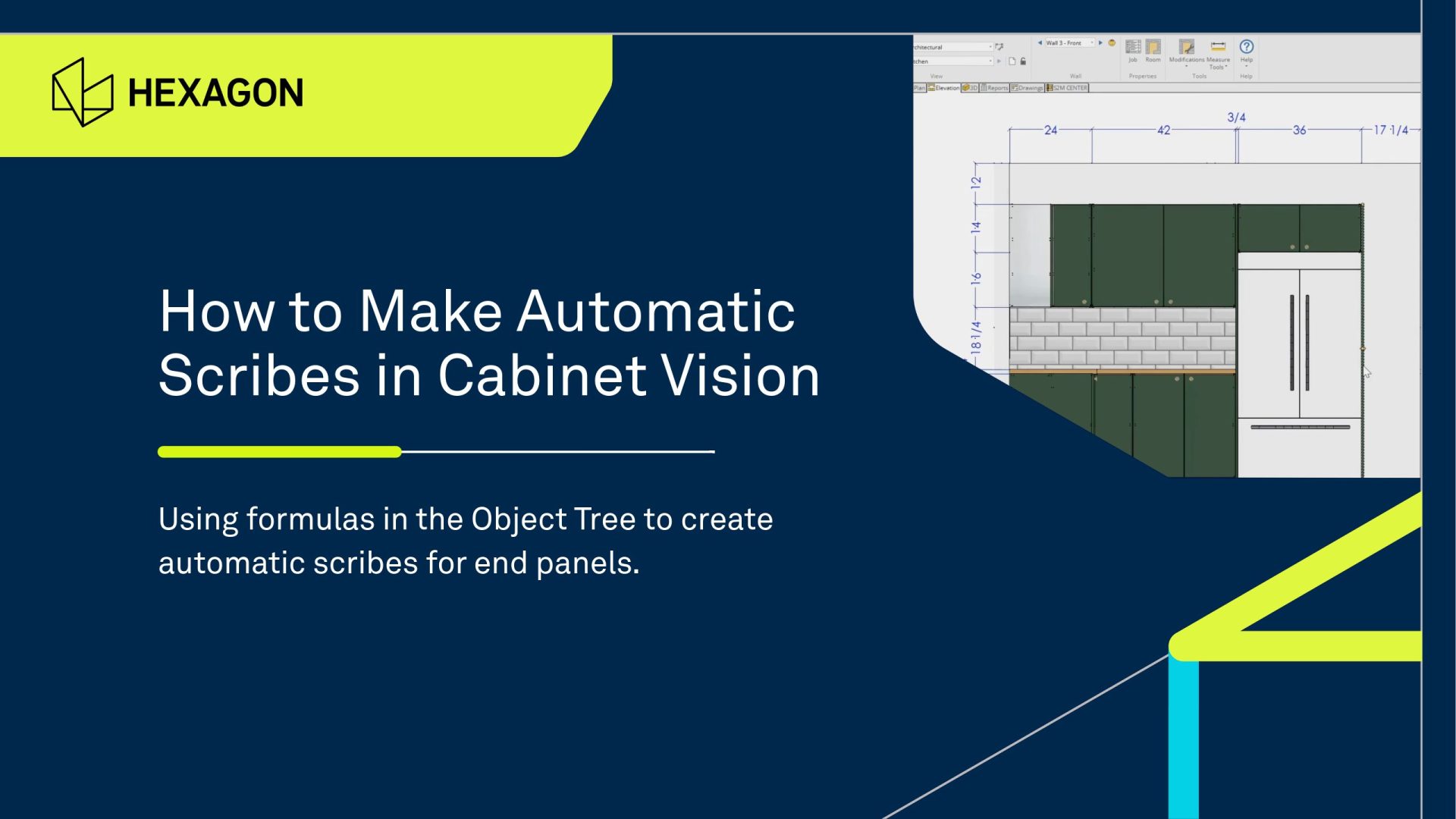 How To Add Automatic Scribes To Cabinet End Panels Without Manual Adjustments